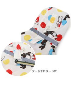 PET PARADISE リサとガスパール フルカバー レインコート 《風船柄》  小型犬
