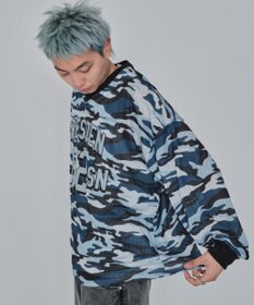 WEGO 【ユニセックス着用ITEM/MLサイズ展開】カモフラナンバリングホッケーT（LS）