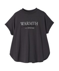 Green Parks フレンチスリーブ筆記体刺繍ロゴプルオーバー