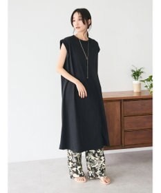 CRAFT STANDARD BOUTIQUE 接触冷感機能性フレンチスリーブワンピース