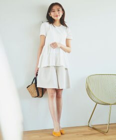 Feroux 【UVケア】ティアードチュニック Tシャツ