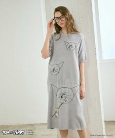 une nana cool トムとジェリー × une nana cool なめらかふわふわワンピース