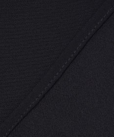 23区 【洗える】バックサテンアムンゼン ネックステッチ ブラウス