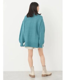 earth music&ecology ＦＬＵＦＦＹハイネックチュニック