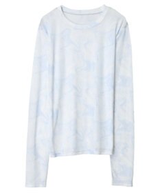 Green Parks クルーネックアソート柄シアープルオーバー