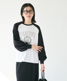 CRAFT STANDARD BOUTIQUE ラグランフロッキープリントＴｅｅ