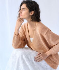 23区 【GOLD LABEL】マーブルコイル Vネック ニット