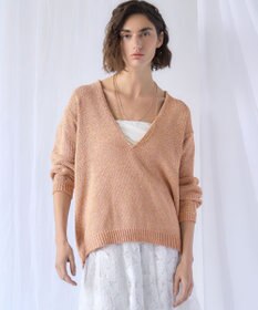 23区 【GOLD LABEL】マーブルコイル Vネック ニット