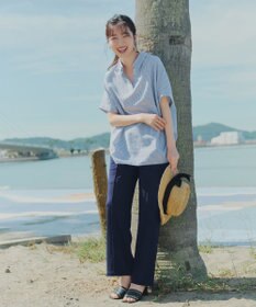 Tiaclasse 【おのののかさん着用】冷凛(ひやりん)カノコカットソーピンタックパンツ