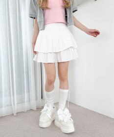 WEGO ダブルリボンフリルスニーカー