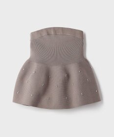 GRACE CONTINENTAL ペプラムベアニットトップ