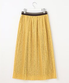 自由区 L 【セットアップ対応・ウエストゴム・洗える】ラッセルレース  スカート