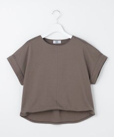 J.PRESS LADIES 【2WAY】コットンスムース フレンチスリーブ カットソー