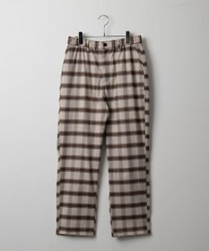 WEGO チェックテーパードスラックス