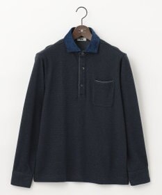 JOSEPH ABBOUD 【人気！多機能ポロシャツ】ペイズリー柄　ウィンターダディポロシャツ