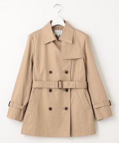 23区 コットンポリエステルギャバジン トレンチコート