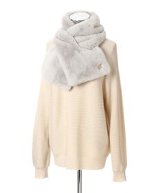 MOONBAT 【FUDGE11月号掲載】PAUL & JOE ACCESSOIRES フェイクファービッグマフラー