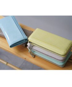 MIYABIYA La quoh with kirakaracho　角つなぎ ソフトレザー L字財布