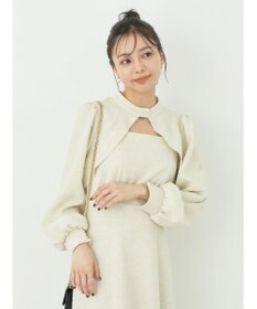 earth music&ecology ＳＥＴ２点ジャガードボレロ＋ワンピース