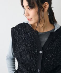 CRAFT STANDARD BOUTIQUE ツイード編みニットベスト