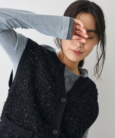 CRAFT STANDARD BOUTIQUE ツイード編みニットベスト