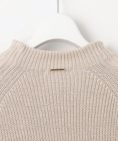 自由区 【洗える】コットンウールミドルゲージプルオーバー ニット