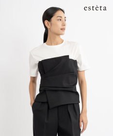 23区 S 【エステータ】ウールダブルクロス ビスチェ