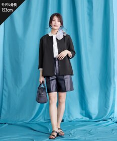 Tiaclasse L 【洗える】プリーツジャケット