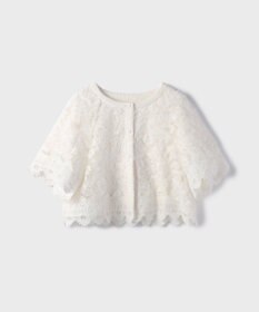 GRACE CONTINENTAL フラワー刺繍ニットカーディガン