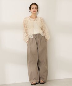 AMERICAN HOLIC 前後２WAYシアーレースブラウス