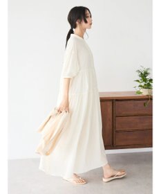 CRAFT STANDARD BOUTIQUE インド綿ティアードマキシワンピース