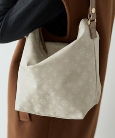 russet ナイロンジャガード2WAYミニショルダーバッグ(CE-1627)