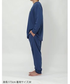 WACOAL ワコール_リラックス＆スリープ パジャマ 綿100%(本体) ガーゼ裏毛素材 長袖 長ズボン PEANUTS スヌーピー メンズ FGX560 /ワコール