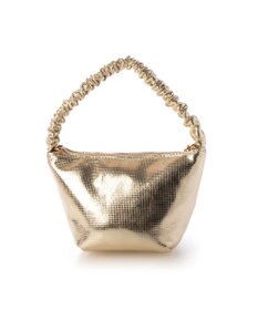 UNBILLION カシュカシュ cachecache / ギャザーハンドルメタリックミニショルダー