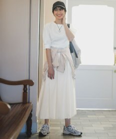 ANY L 【撥水/ウエストゴム】バルーンスカート