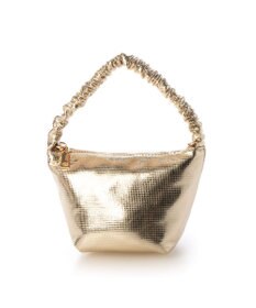 UNBILLION カシュカシュ cachecache / ギャザーハンドルメタリックミニショルダー