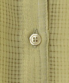 Feroux シアーチェック ブラウス