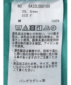 Green Parks スキッパーボリュームブラウスチュニック