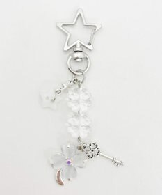 WEGO ビジュークローバービーズキーホルダー