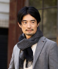 AURORA WEB限定 ウール リバーシブル プチマフラー