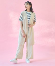 ANY 【セットアップ対応・UVケア・接触冷感】イージケアスタイルアップジレ