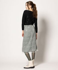 TOCCA SPANGLE OF FLOWER スカート