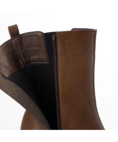 MODE ET JACOMO <carino>【レイン対応】フレアヒールサイドゴアブーツ