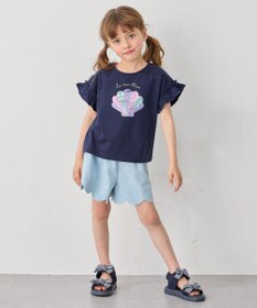 ANY KIDS 接触冷感 しろくま ミラクルスパンコール Tシャツ