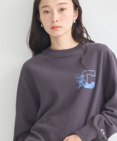 earth music&ecology チャンピオン　ｅｍａｅプリント裏毛プルオーバー