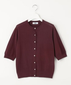 J.PRESS LADIES 【WEB限定カラーあり・洗える・抗菌防臭】コットンアセテート カーディガン