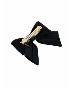 ACCA ブラックジェットリボンバレッタ