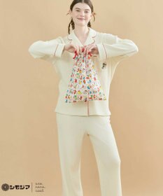 une nana cool MADE WITH シモジマ 【綿100%】開襟ワッフルパジャマ