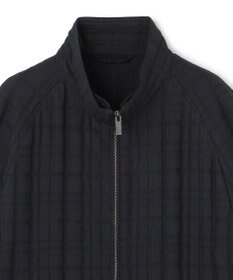 JOSEPH HOMME グレンチェックジャガードストレッチ  フ―ディーブルゾン