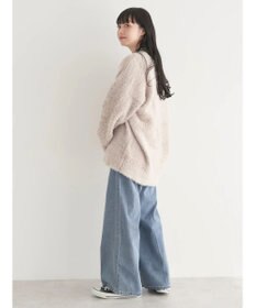 earth music&ecology ロングシャギーＶネックカーディガン